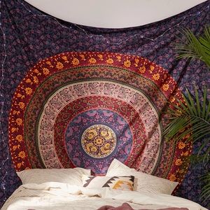 Plum & Bow Medallion Tapestry